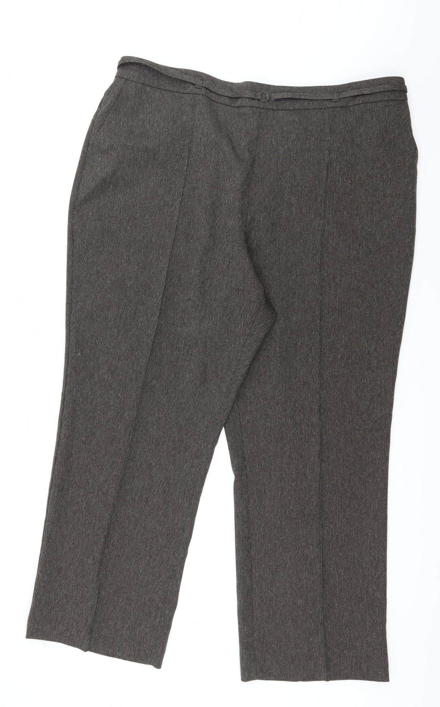 Womens UK Size 20 BHS Regular Fit  Brown Trousers