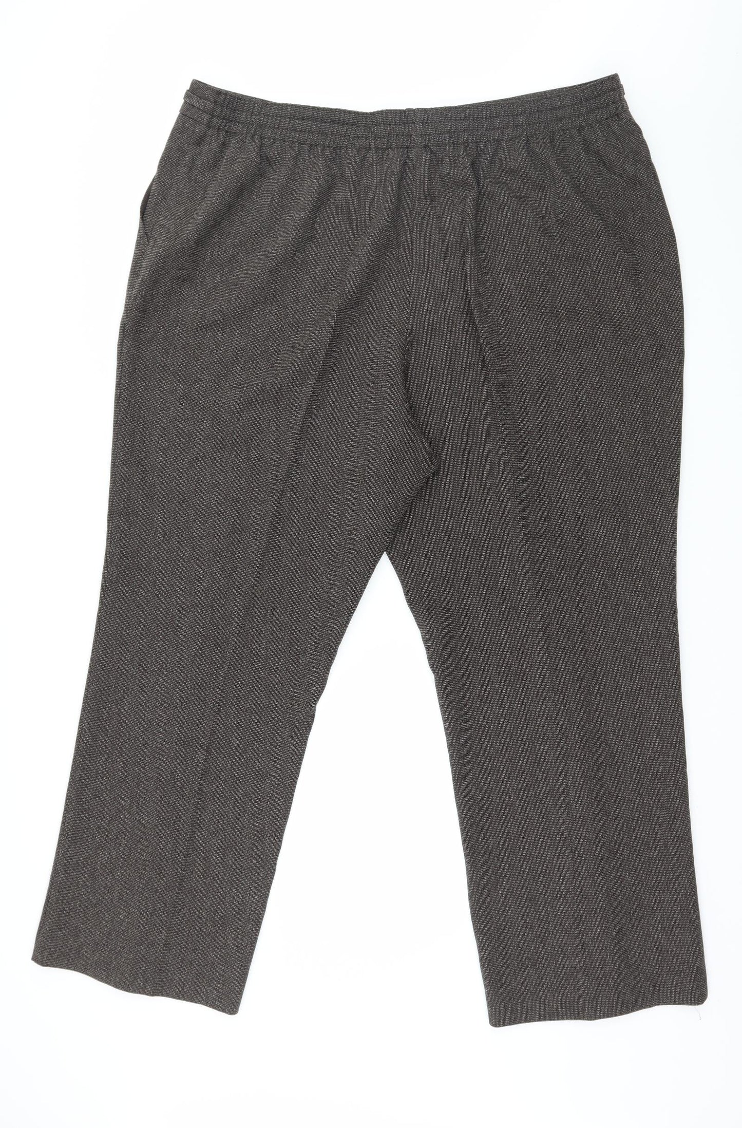 Womens UK Size 20 BHS Regular Fit  Brown Trousers