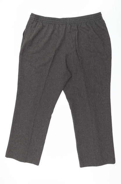Womens UK Size 20 BHS Regular Fit  Brown Trousers