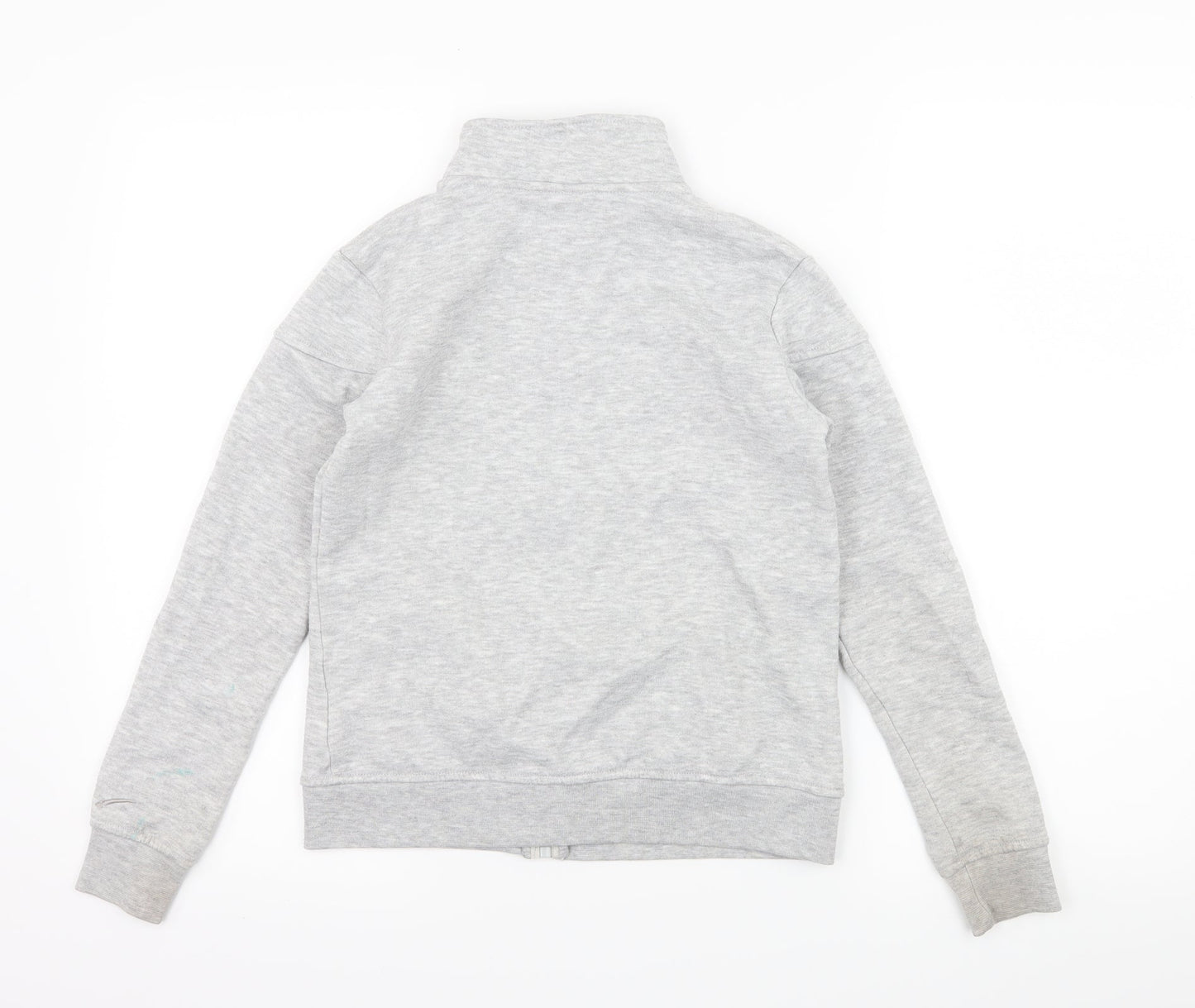 LA Gear Girls Grey  Jersey Full Zip Sweatshirt Size 9-10 Years