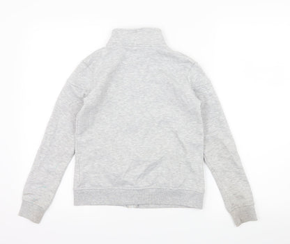 LA Gear Girls Grey  Jersey Full Zip Sweatshirt Size 9-10 Years