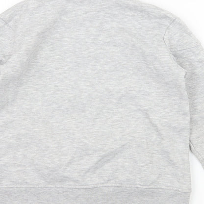 LA Gear Girls Grey  Jersey Full Zip Sweatshirt Size 9-10 Years