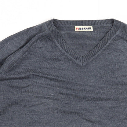 Resume Mens Blue   Pullover Jumper Size S