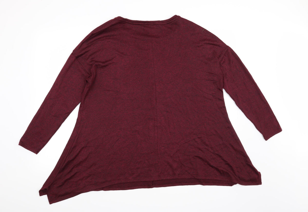 Papaya Womens Red   Pullover Jumper Size 18