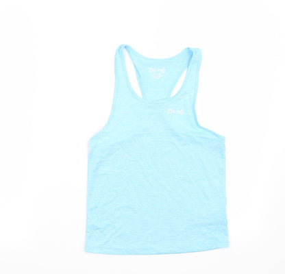 USA Pro Girls Blue   Basic T-Shirt Size 7-8 Years