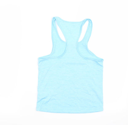 USA Pro Girls Blue   Basic T-Shirt Size 7-8 Years
