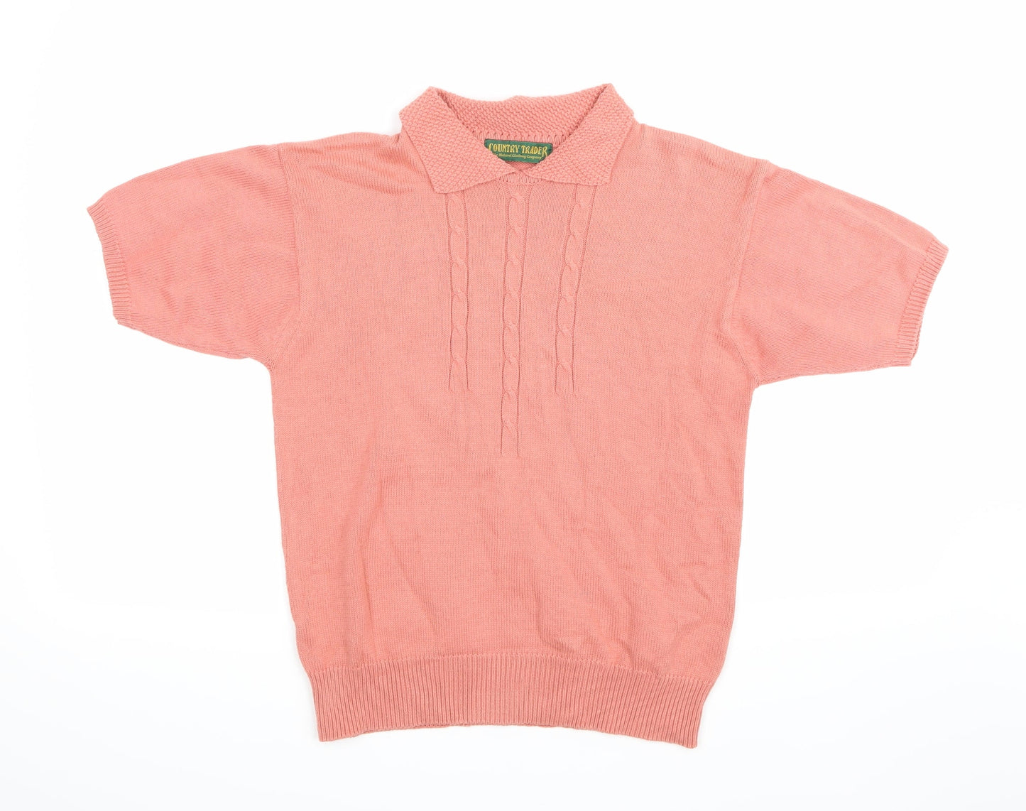 Country Trader Womens Pink  Knit Pullover Jumper Size S