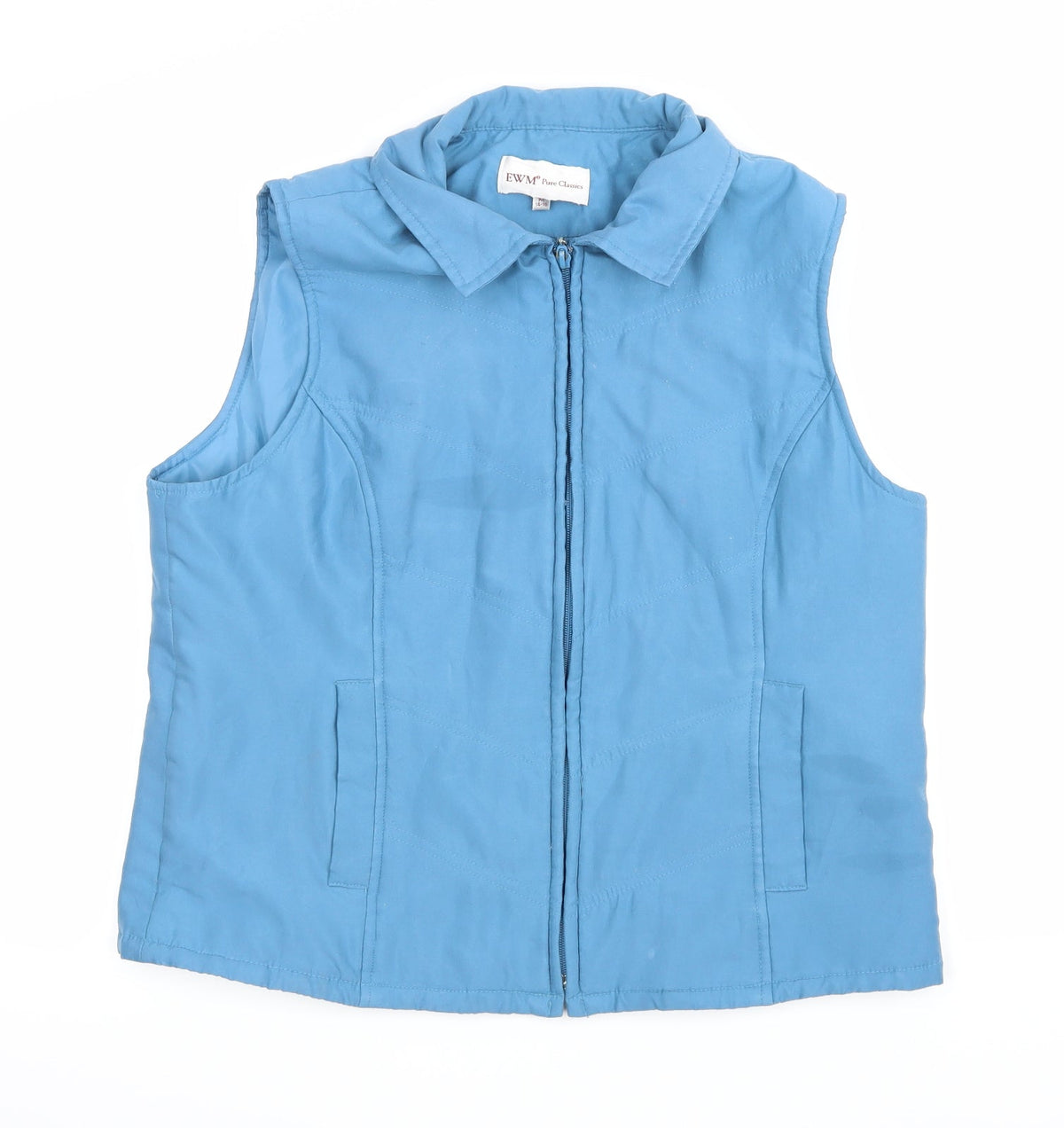 Womens UK Size M EWM Blue Gilet