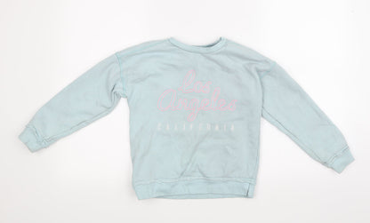 George Girls Blue   Pullover Sweatshirt Size 8-9 Years