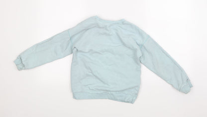George Girls Blue   Pullover Sweatshirt Size 8-9 Years