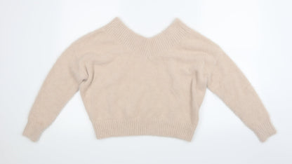 New Look Girls Pink  Knit Pullover Jumper Size 12-13 Years  - Fluffy