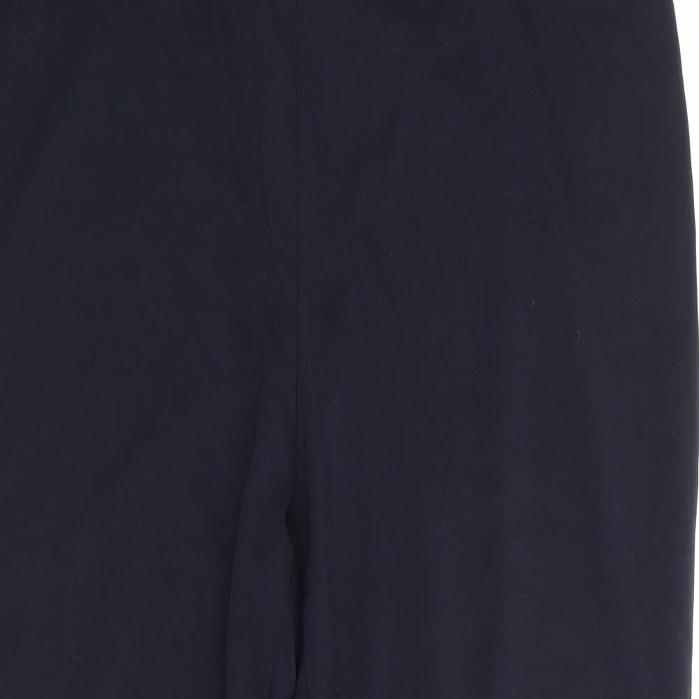 Womens UK Size 14 Marks and Spencer Regular Fit  Blue Trousers