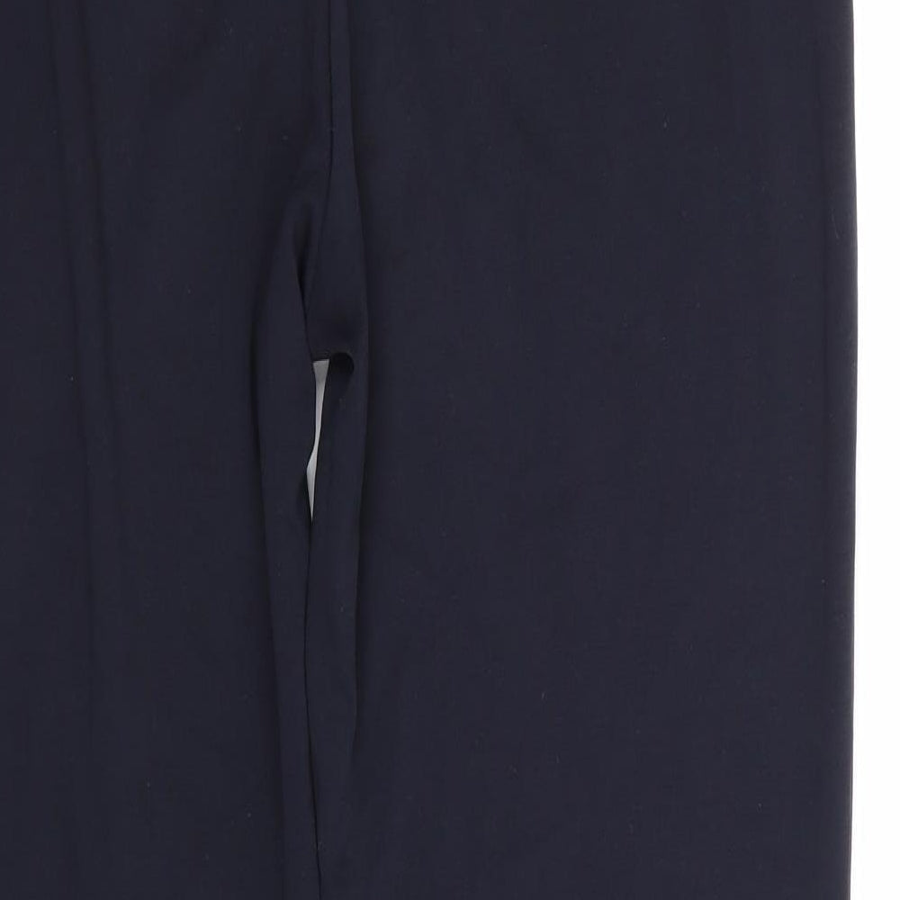 Womens UK Size 14 Marks and Spencer Regular Fit  Blue Trousers