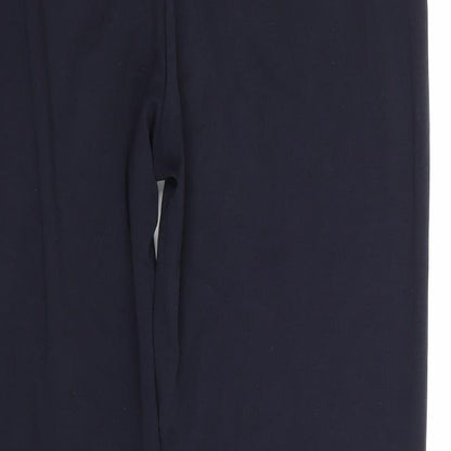 Womens UK Size 14 Marks and Spencer Regular Fit  Blue Trousers