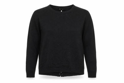 Brave Soul Womens Black  Knit Pullover Jumper Size 14