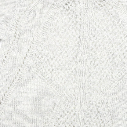 George Womens Grey  Knit Pullover Jumper Size 8