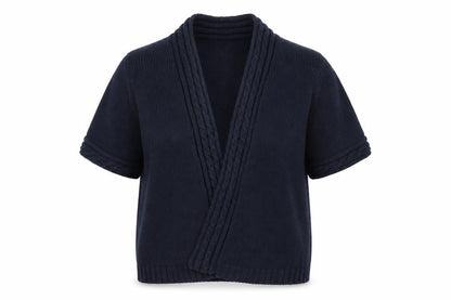 Isle Womens Blue  Knit Cardigan Jumper Size M