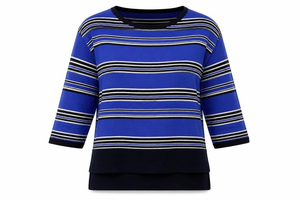 Next Womens Multicoloured Striped Knit Pullover Jumper Size 6