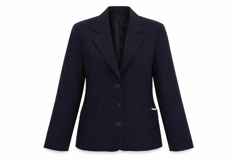 Preworn Womens Blue   Jacket Suit Jacket Size 10