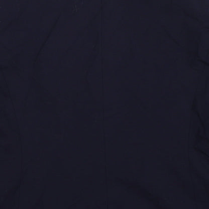 Preworn Womens Blue   Jacket Suit Jacket Size 10