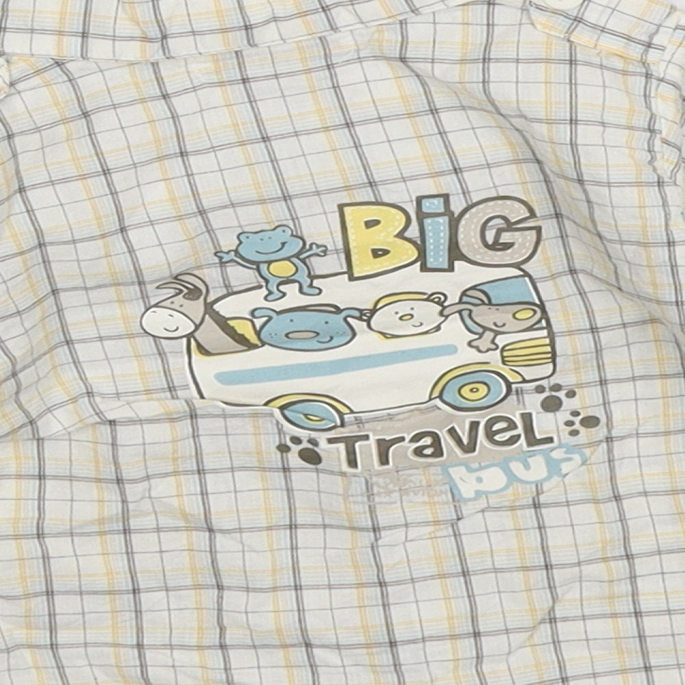 Earlydays Boys Multicoloured Check  Basic Button-Up Size 3-6 Months