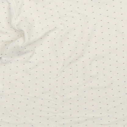 Kiabi Girls White Spotted  Basic T-Shirt Size 10 Years