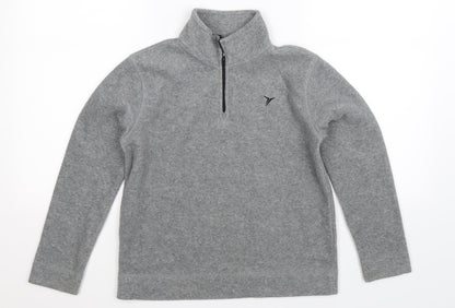 Old Navy Womens Grey  Fleece Jacket  Size 8