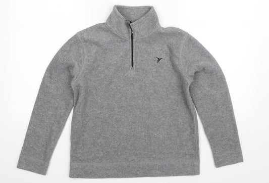 Old Navy Womens Grey  Fleece Jacket  Size 8