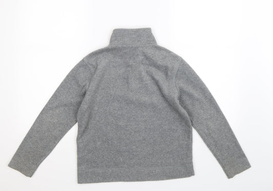 Old Navy Womens Grey  Fleece Jacket  Size 8