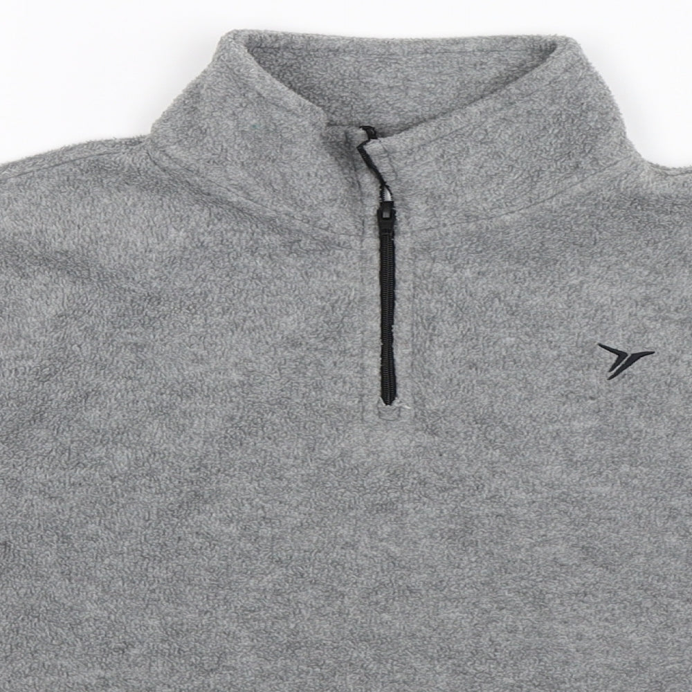 Old Navy Womens Grey  Fleece Jacket  Size 8