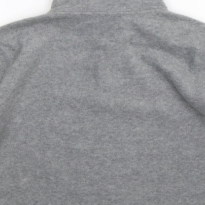 Old Navy Womens Grey  Fleece Jacket  Size 8