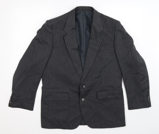 Mens UK Size 38 Greenwoods Regular Grey Suit Jacket