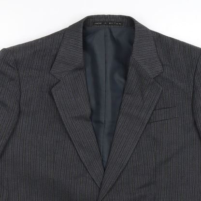 Mens UK Size 38 Greenwoods Regular Grey Suit Jacket