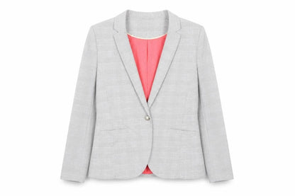 Womens UK Size 10 Dorothy Perkins Regular Grey Blazer