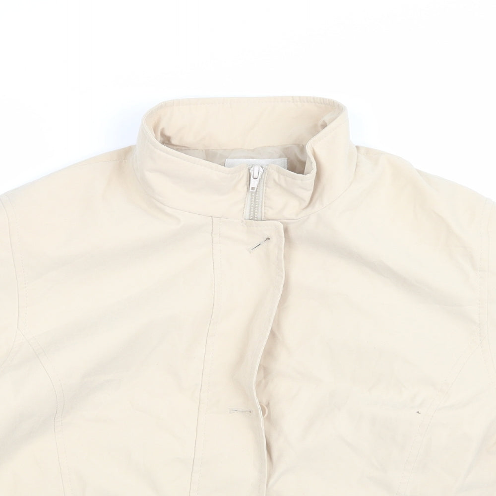 Womens UK Size 16 Marks and Spencer Beige Overcoat