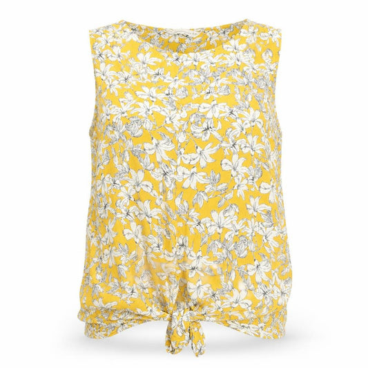 Womens UK Size 6 F&F Yellow Basic Tank