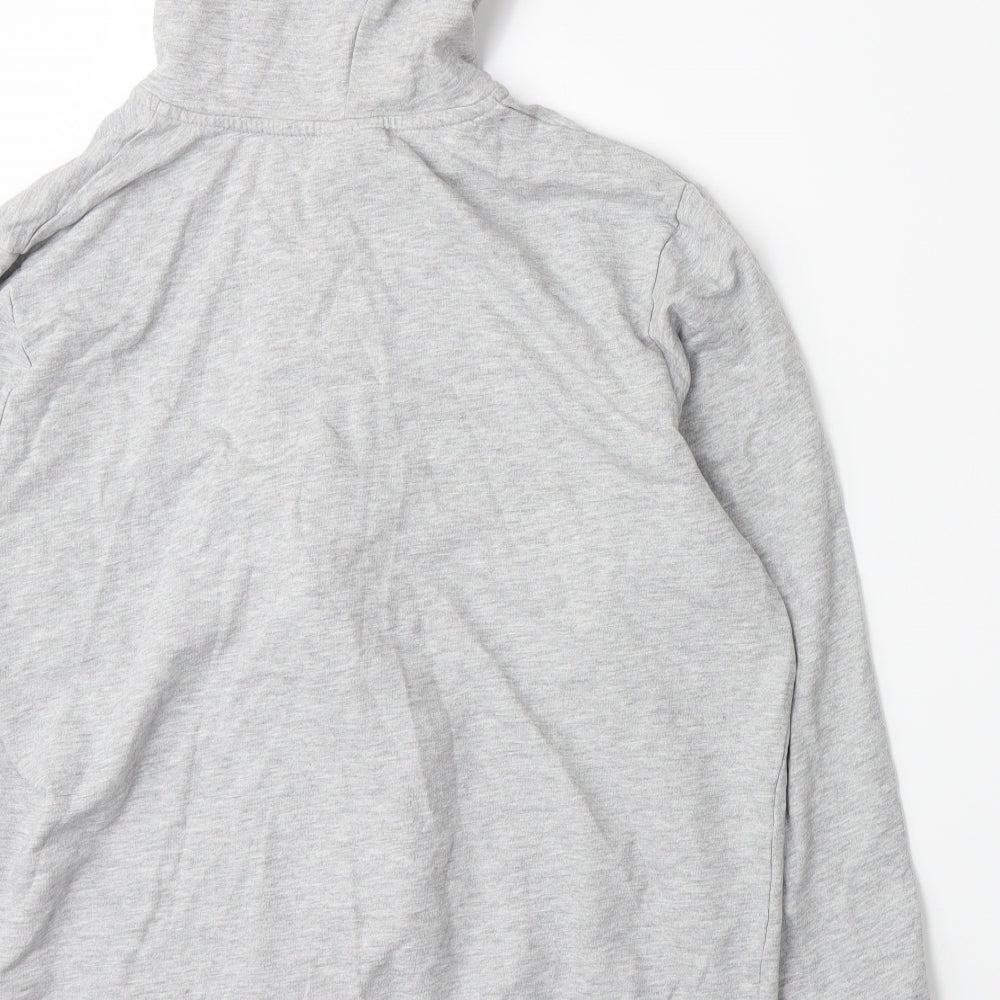 Adore Womens Grey  Jersey Full Zip Hoodie Size M