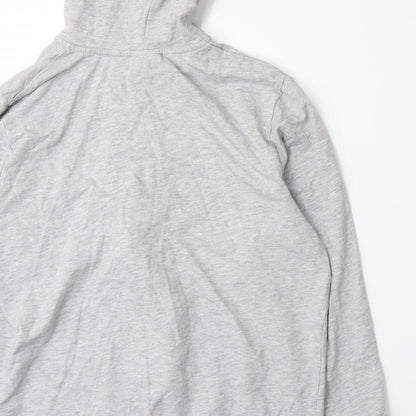 Adore Womens Grey  Jersey Full Zip Hoodie Size M