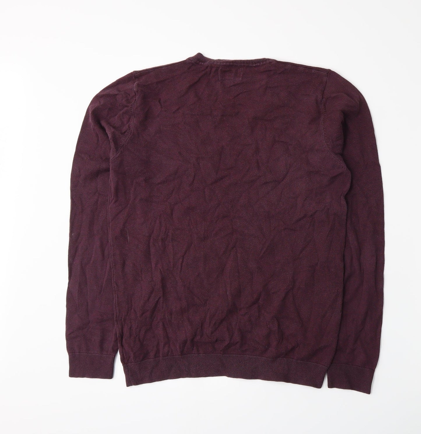 NEXT Mens Purple  Knit Pullover Jumper Size S