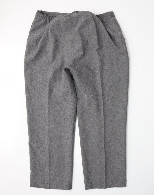 Womens UK Size 20 Emma Collection Regular Fit  Grey Trousers