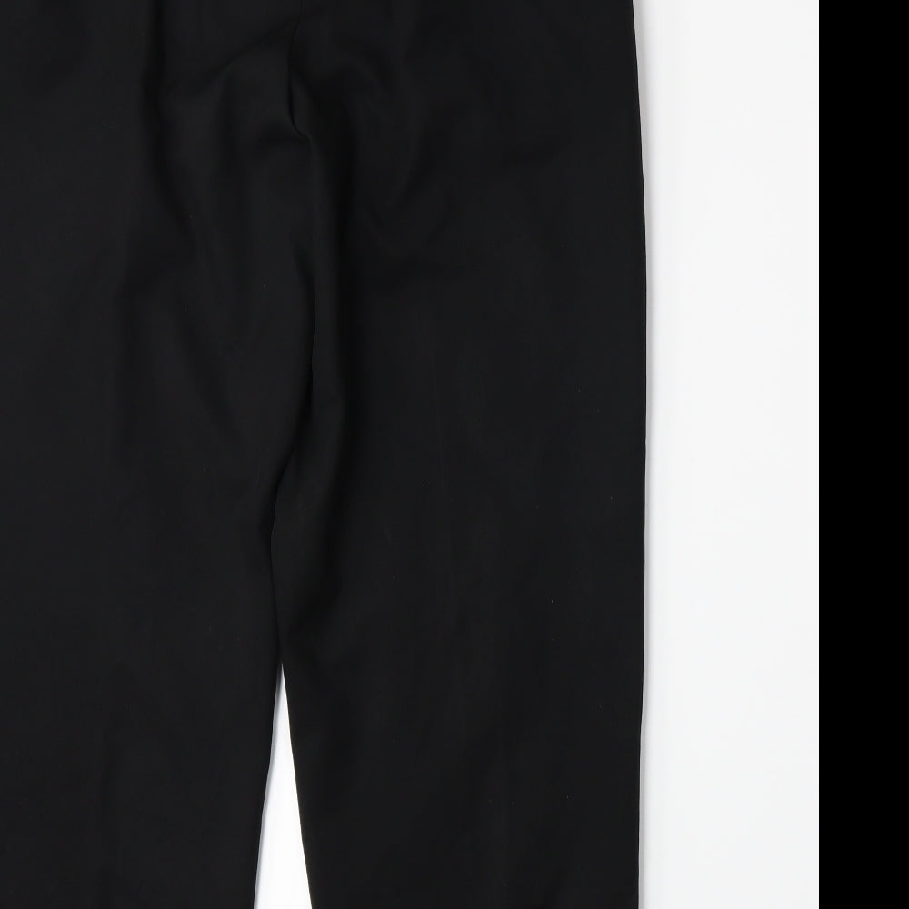 BM Womens Black   Trousers  Size 12 L25 in