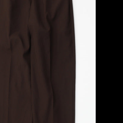 Womens UK Size 16 Preworn Regular Fit  Brown Trousers