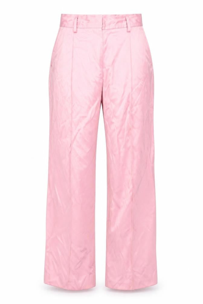 Womens UK Size 4 H&M Regular Fit  Pink Trousers