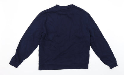 Mens UK Size M ASOS Blue Pullover Sweatshirt