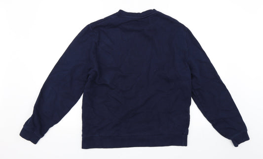 Mens UK Size M ASOS Blue Pullover Sweatshirt