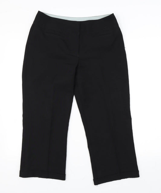 AMARANTO Womens Black   Trousers  Size 12 L21 in