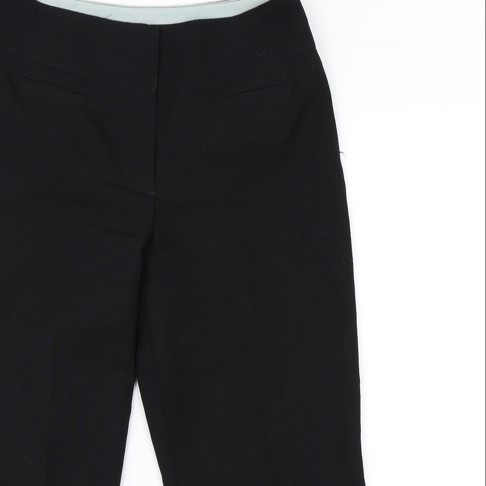 AMARANTO Womens Black   Trousers  Size 12 L21 in