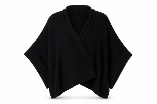 Peacocks Womens Black   Wrap Jumper One Size