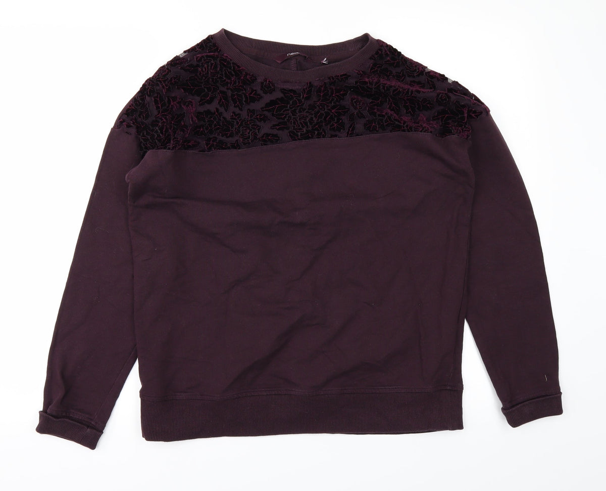 Next Womens Purple   Pullover Jumper Size 12