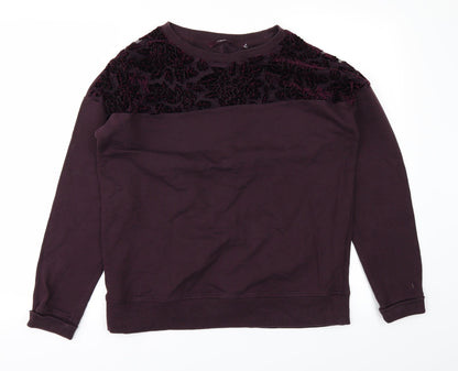 Next Womens Purple   Pullover Jumper Size 12